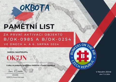 OKBOTA - první aktivace